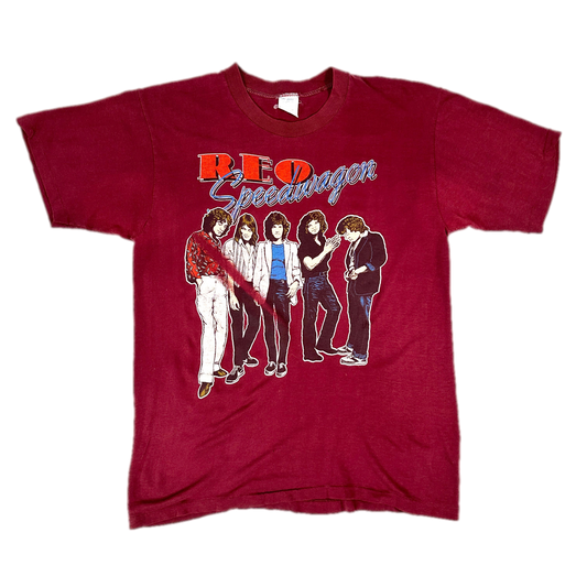 80's REO Speedwagon Red Band T-shirt sz S