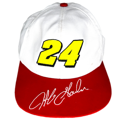 90's 24 Red & White NASCAR Hat