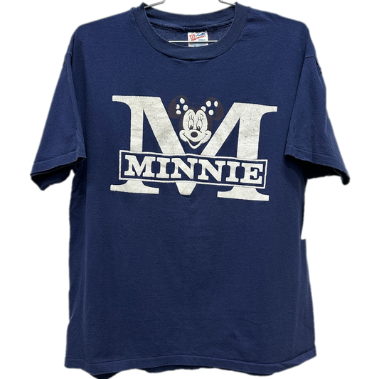 90's Minnie Mouse Navy Blue Cartoon T-shirt sz XL