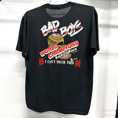 '90 Hammer Time Bad Boys Black Sports T-shirt sz L