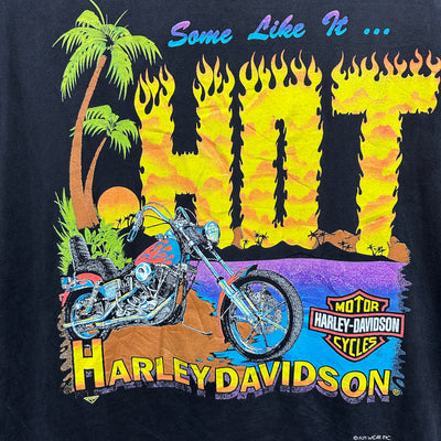 90's "Some Like It Hot" Black Harley Davidson T-shirt sz L
