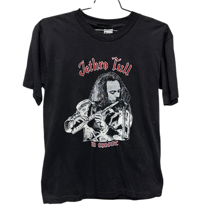 80's Jethro Tull in Concert Black Music T-Shirt sz L