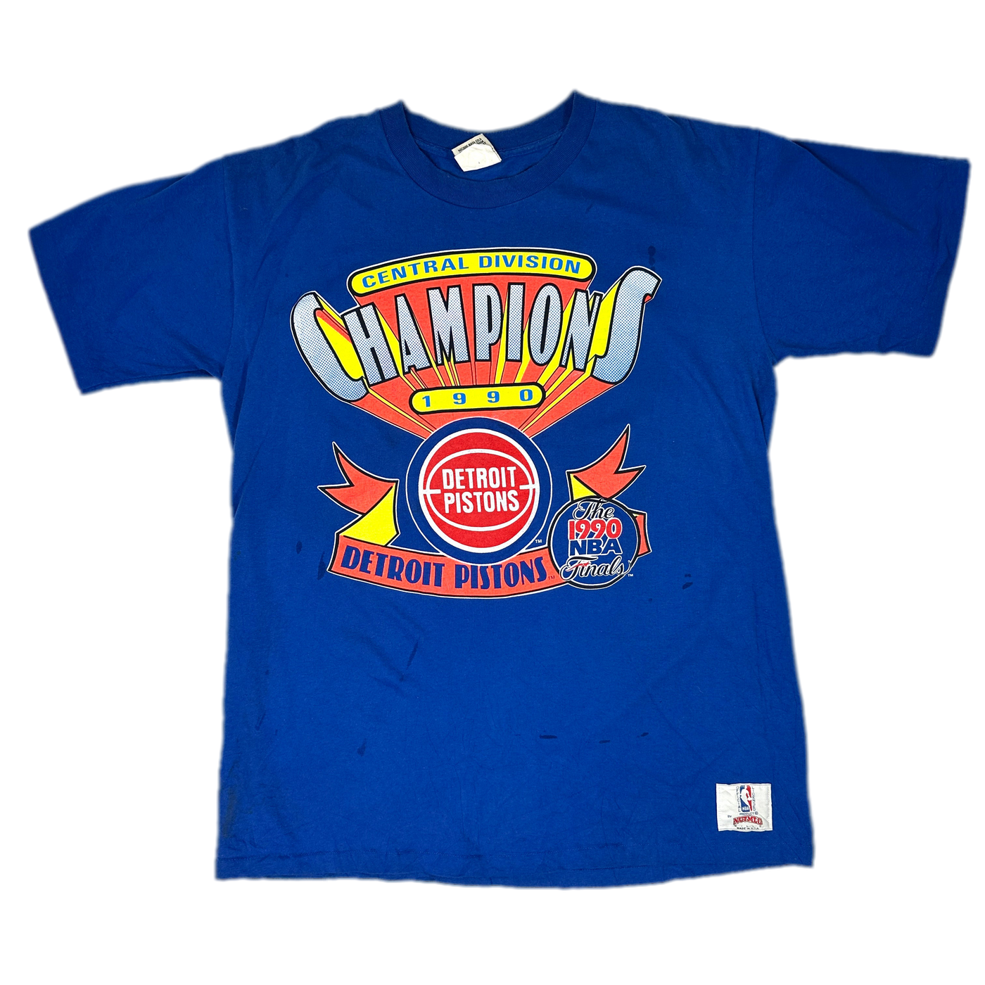 '90 Detroit Pistons Champions Sports T-Shirt sz XL