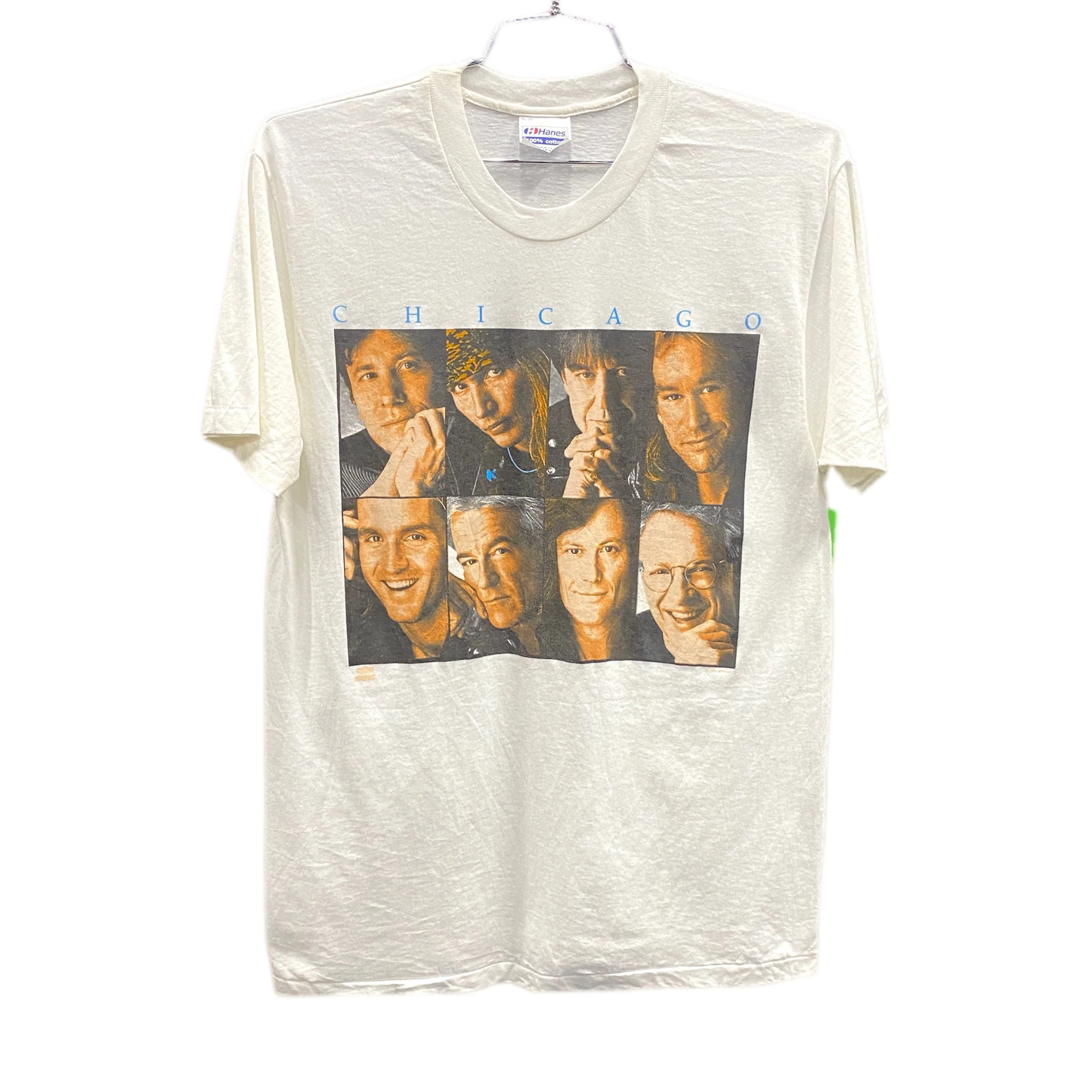 '82 Chicago Band White Music T-Shirt sz L