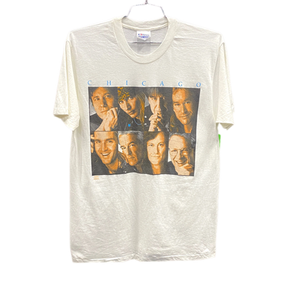 '82 Chicago Band White Music T-Shirt sz L