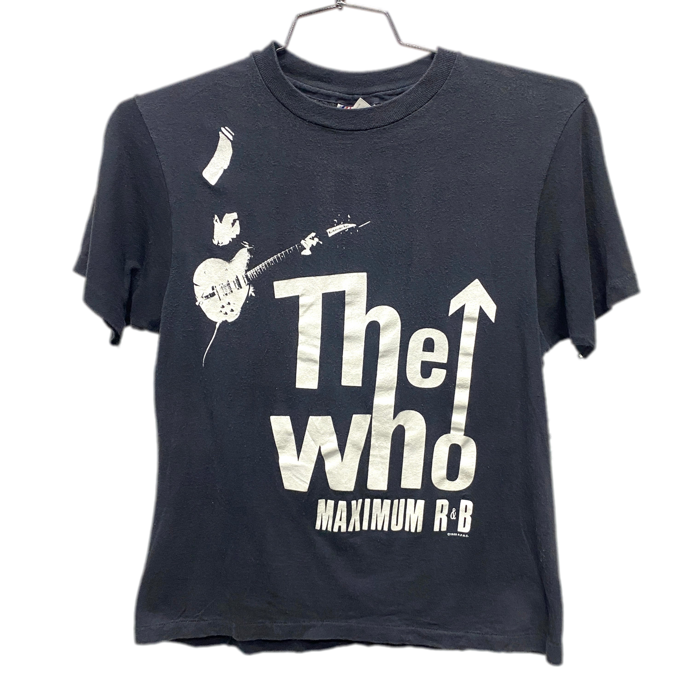 '89 The Who Black Music T-Shirt sz M