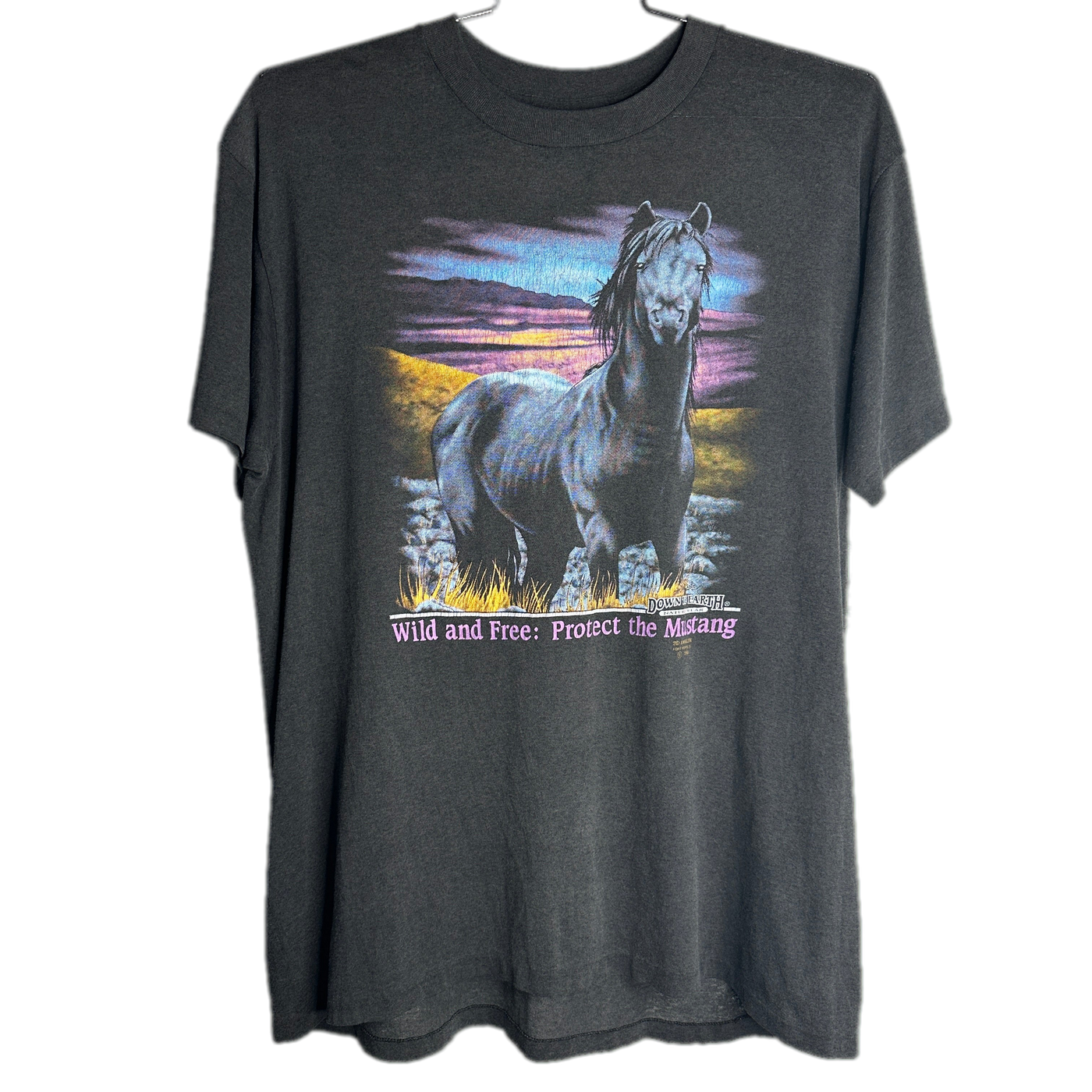 '90 Dark Horse Mustang Graphic T-shirt sz XL