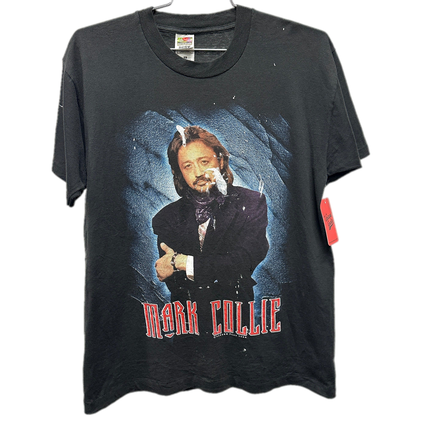 '90 Mark Collie Black Music T-Shirt sz L