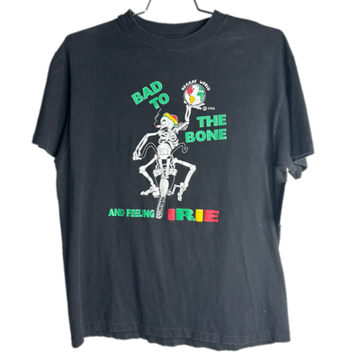 '93 Reggae World Skeleton Graphic T-shirt sz L