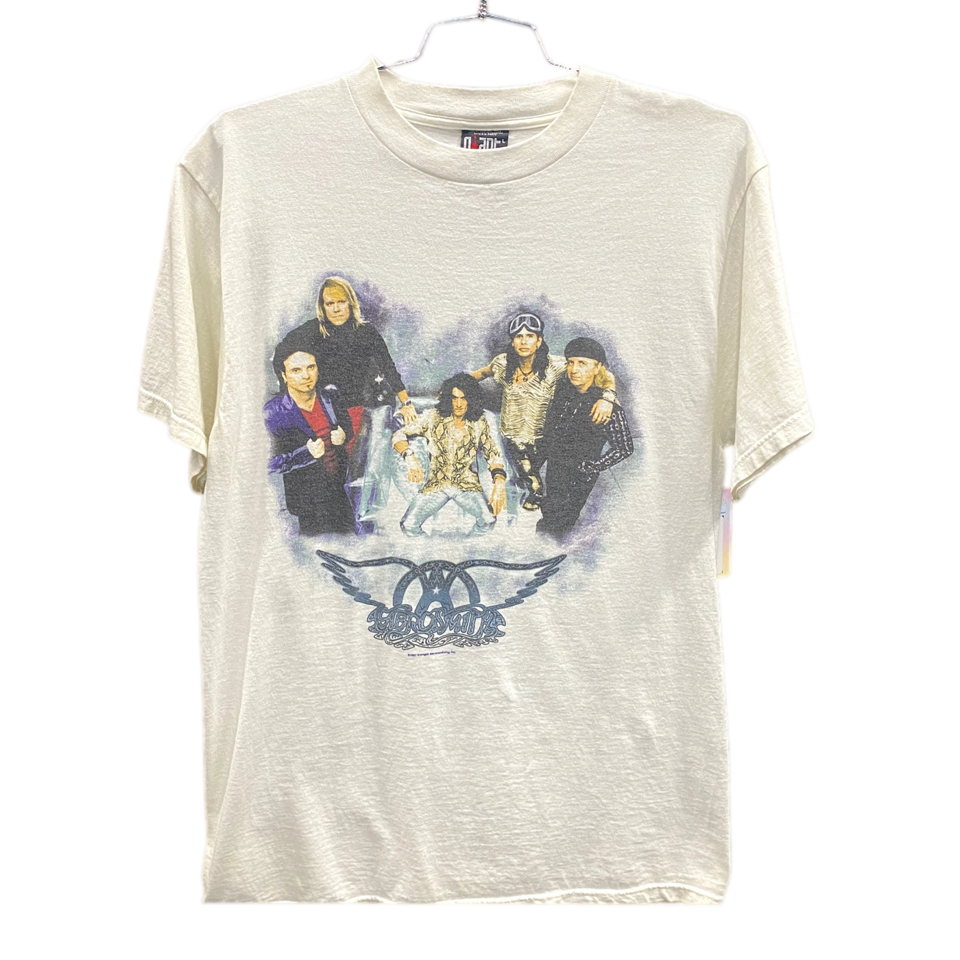 '97 Aerosmith Tour White Music T-shirt sz L