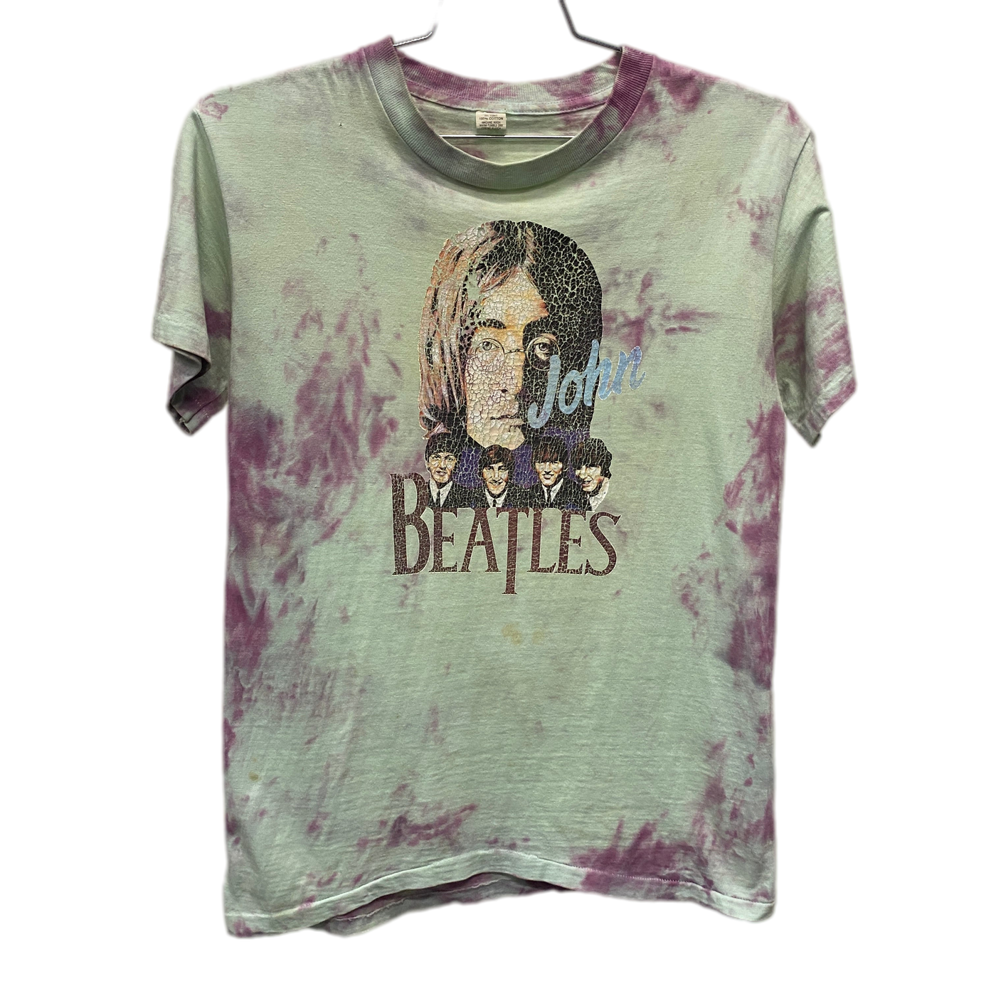 60's John Lennon Beatles Tie Dye Music T-Shirt sz M