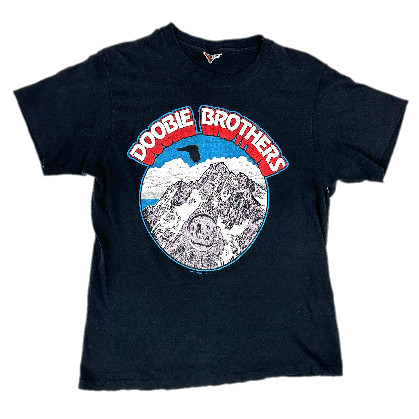 70's Doobie Brothers Black Music T-shirt sz M
