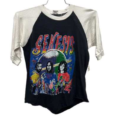 80's Genesis Duke Tour Raglan Music T-Shirt sz M