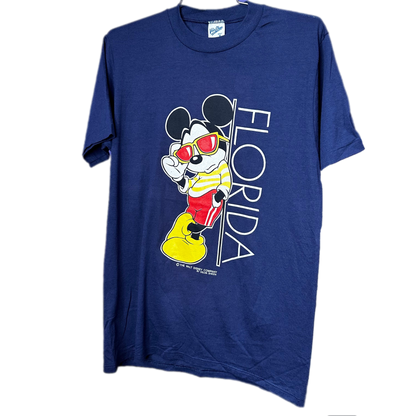 80s Mickey and Garfield Florida Atlanta T-shirt sz M