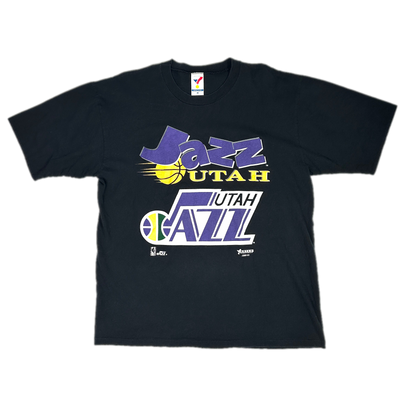 90's Utah Jazz NBA Blue Sports T-shirt sz XL