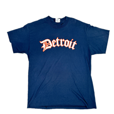 90's Detroit Blue Sports T-shirt sz XL