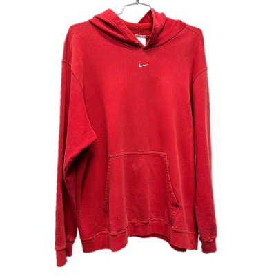90's Nike Logo Red Branded Sweatshirt sz 2XL