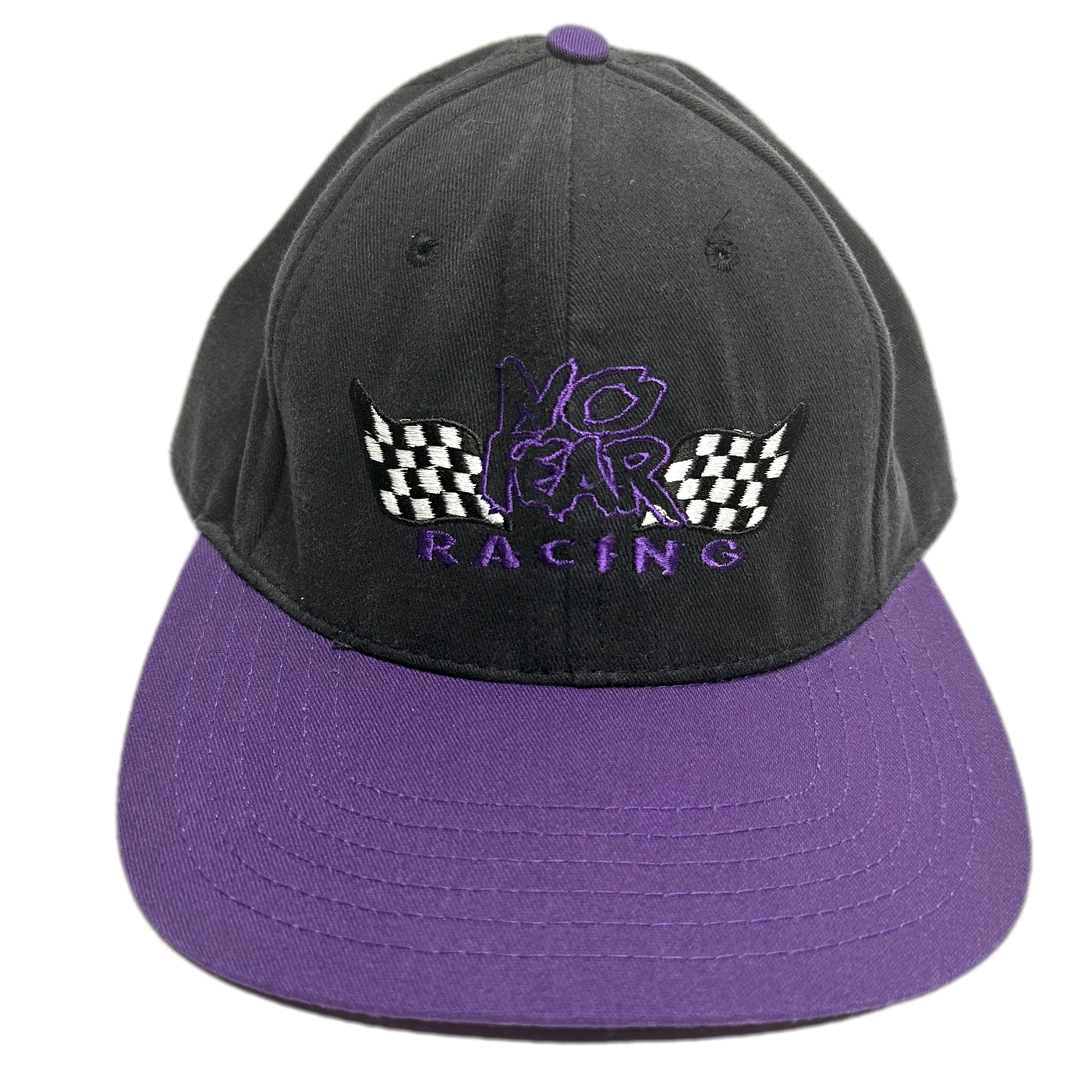 90's No Fear Racing Black & Purple Hat