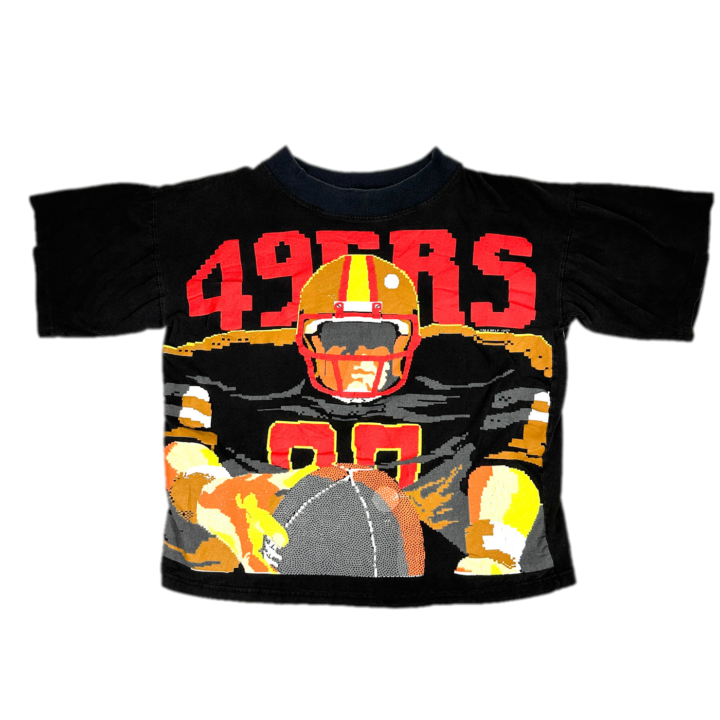 90's San Francisco 49ers Black Sports T-shirt sz XL