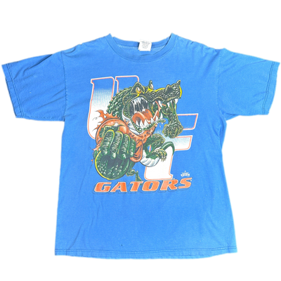 90's UF Gators Blue Sports T-shirt sz L