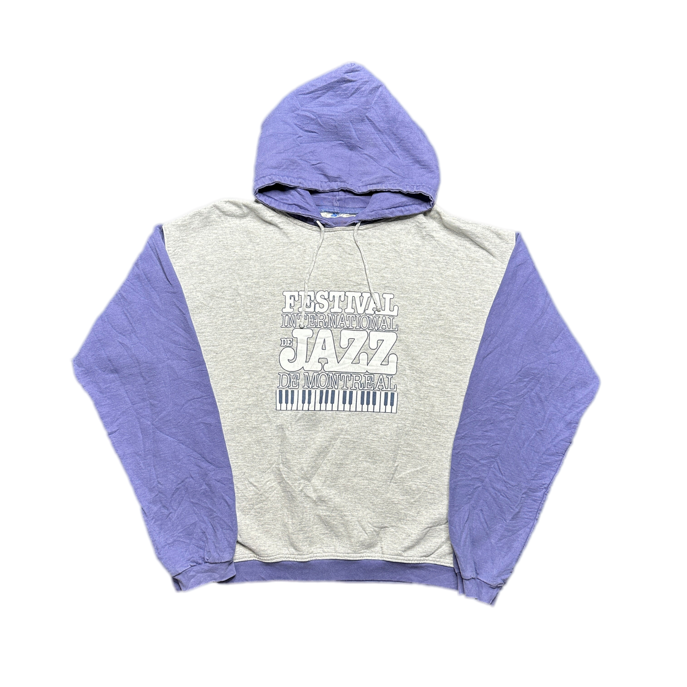 90s Festival International de Jazz de Montreal Hoodie Sweatshirt sz XL