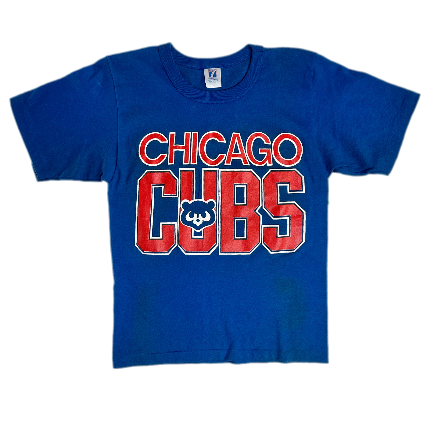 90's Chicago Cubs Blue Sports T-shirt sz S