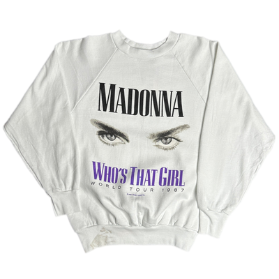 '87 Madonna "who's That girl" World Tour Sweatshirt sz M
