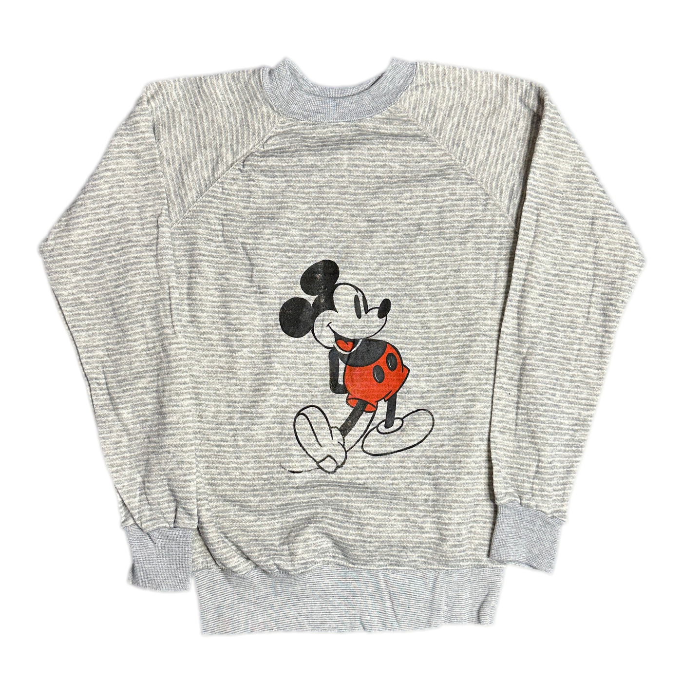 Classic 90's Mickey Mouse Disney Gray Sweatshirt sz M