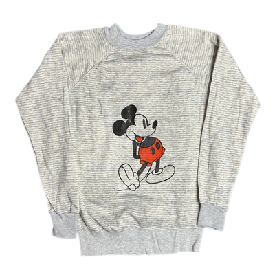 Classic 90's Mickey Mouse Disney Gray Sweatshirt sz M