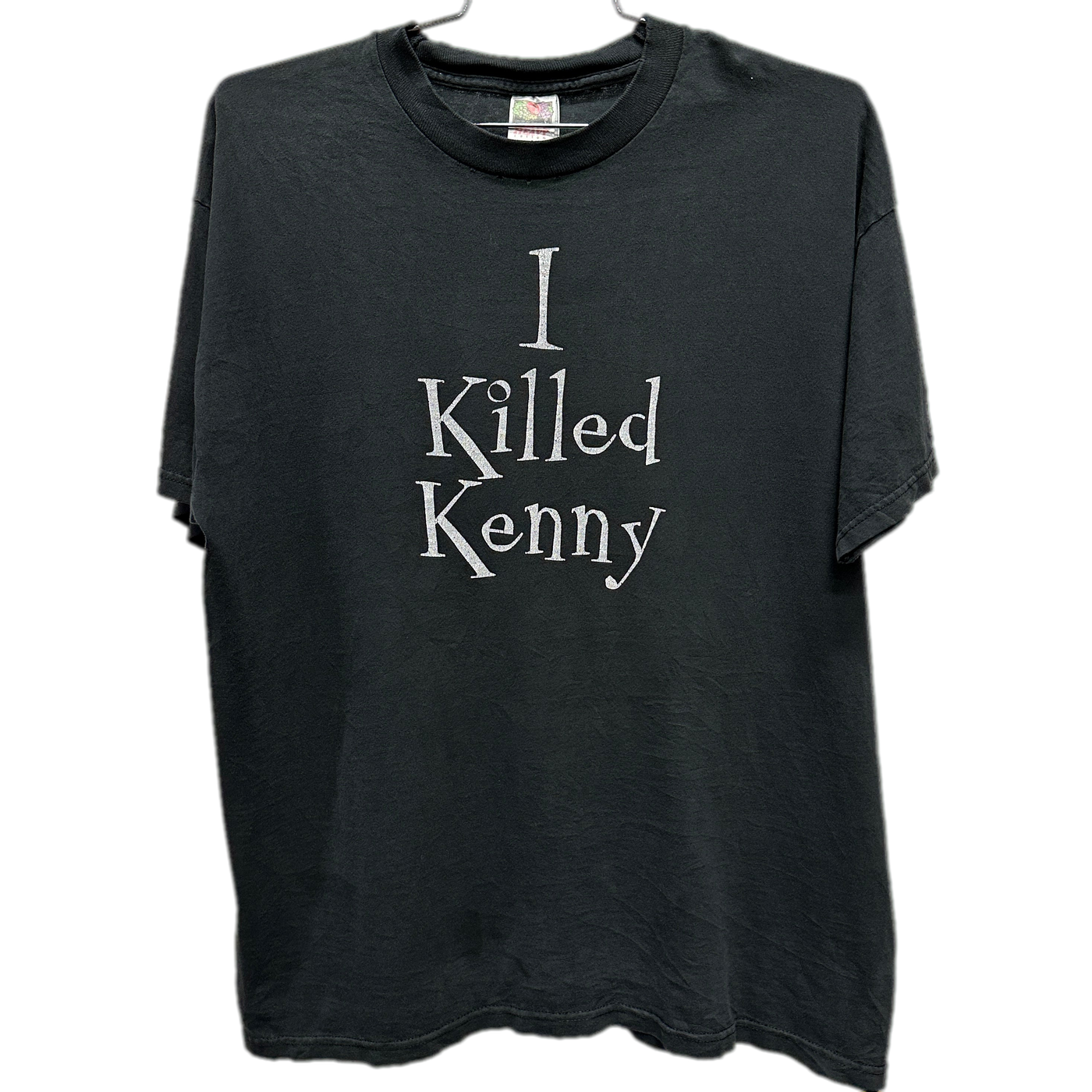 00's South Park "I Killed Kenny" Black Cartoon T-shirt sz XL
