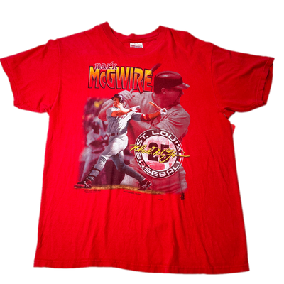 90's Mark McGwire Sports T-shirt sz L