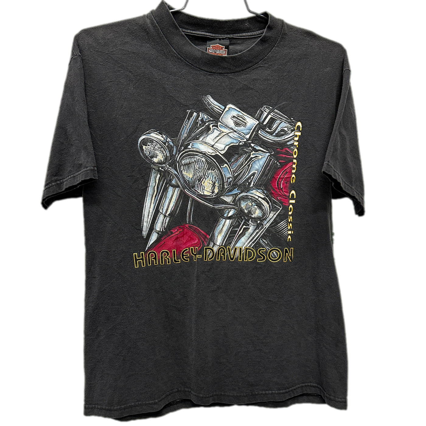 '99 Chrome Classic Black Harley Davidson T-shirt sz L