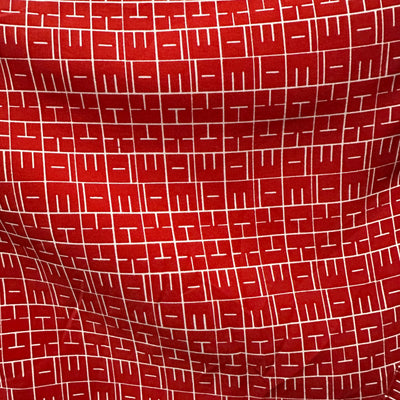 90's Marc Ecko Patterned Red Vintage Shirt sz XL