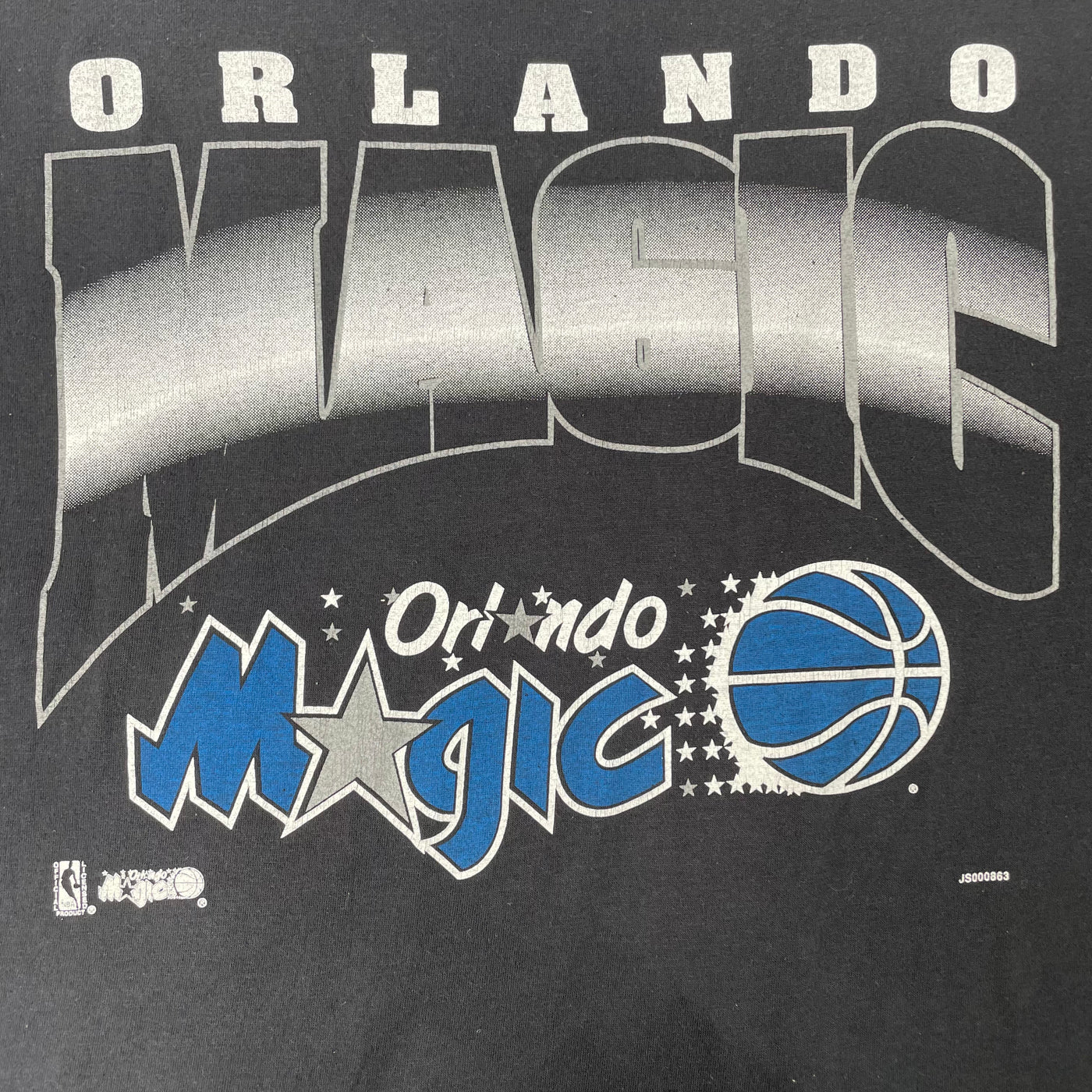 00's Orlando Magic Black Sports T-shirt sz 3XL