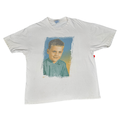 '94 James Taylor Tour Baby Picture Photo Portrait T-shirt sz XL