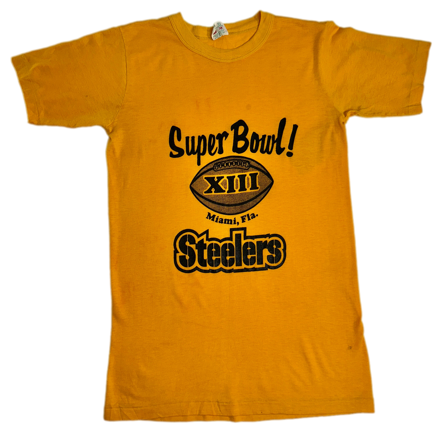 '79 Super Bowl Steelers NFL Sports T-Shirt sz XS