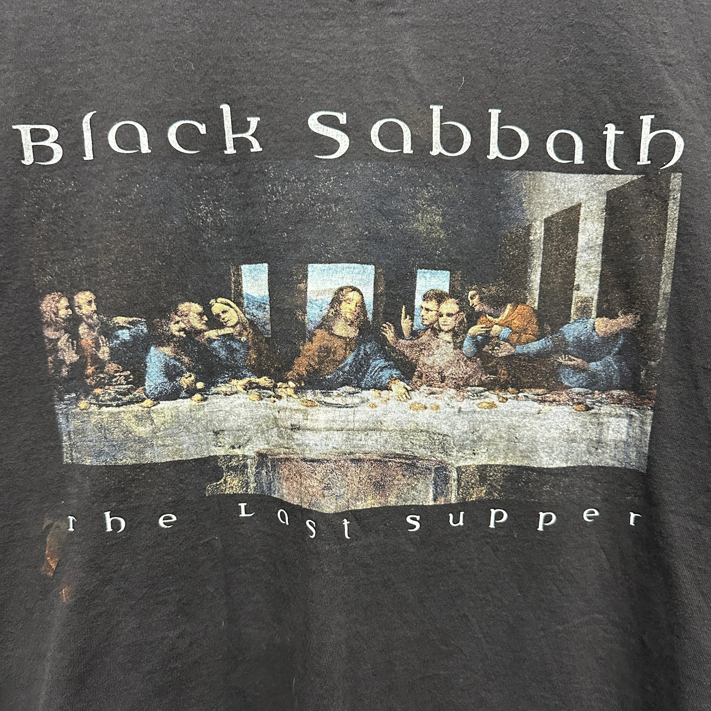 '99 Black Sabbath "The Last Supper" Black Music T-shirt sz L
