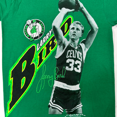80's Larry Bird Green Sports T-shirt sz M