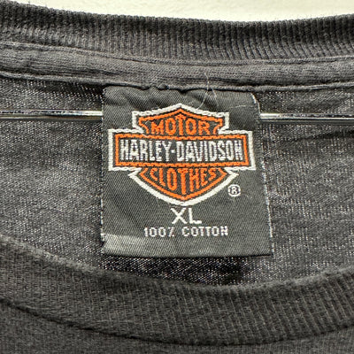 00's Rolling Thunder Black Harley Davidson T-shirt sz XL