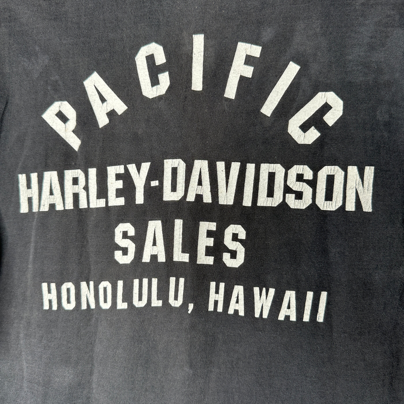 Harley Davidson Eagle Graphic USA est 1903 Honolulu, Hawaii Tee