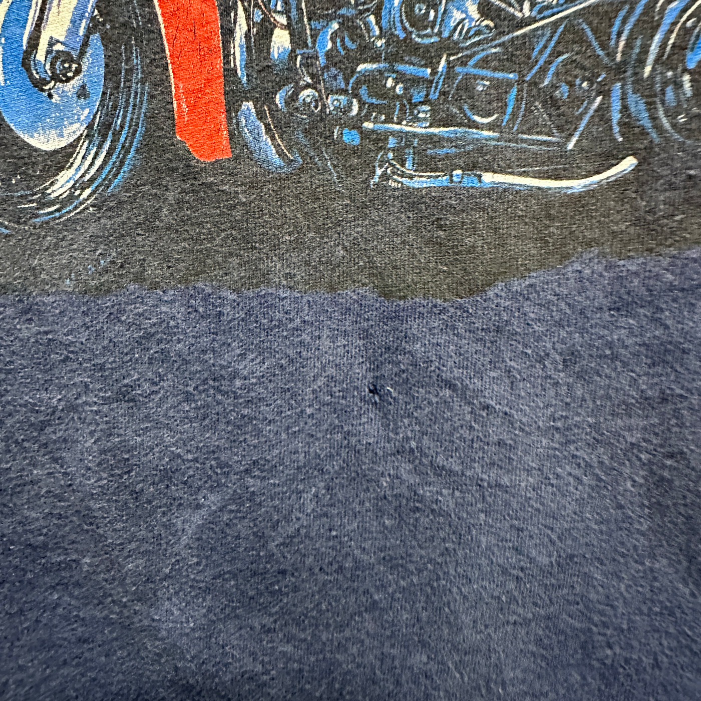 '99 Night Rider Blue Harley Davidson T-shirt sz L