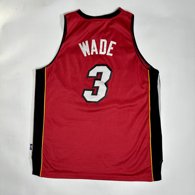 00's Miami Heat Wade #3 NBA Sports Jersey sz XL