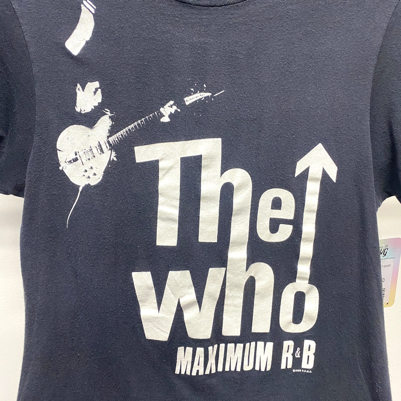 '89 The Who Black Music T-Shirt sz M