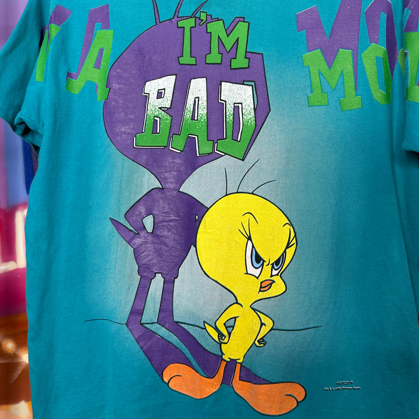 '96 Tweety Bad Mood Looney Tunes T-shirt sz XL