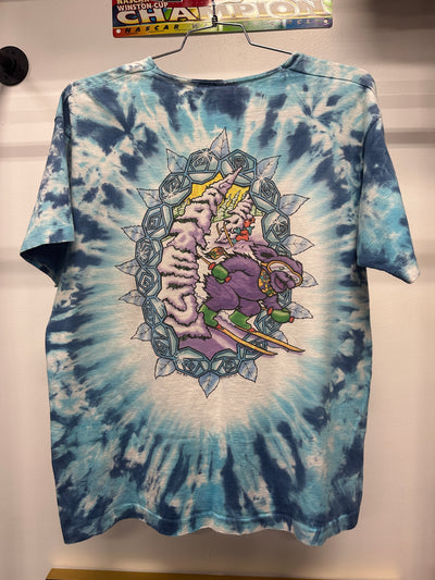 '94 Grateful Dead Blue Tie Dye Music Shirt sz XL
