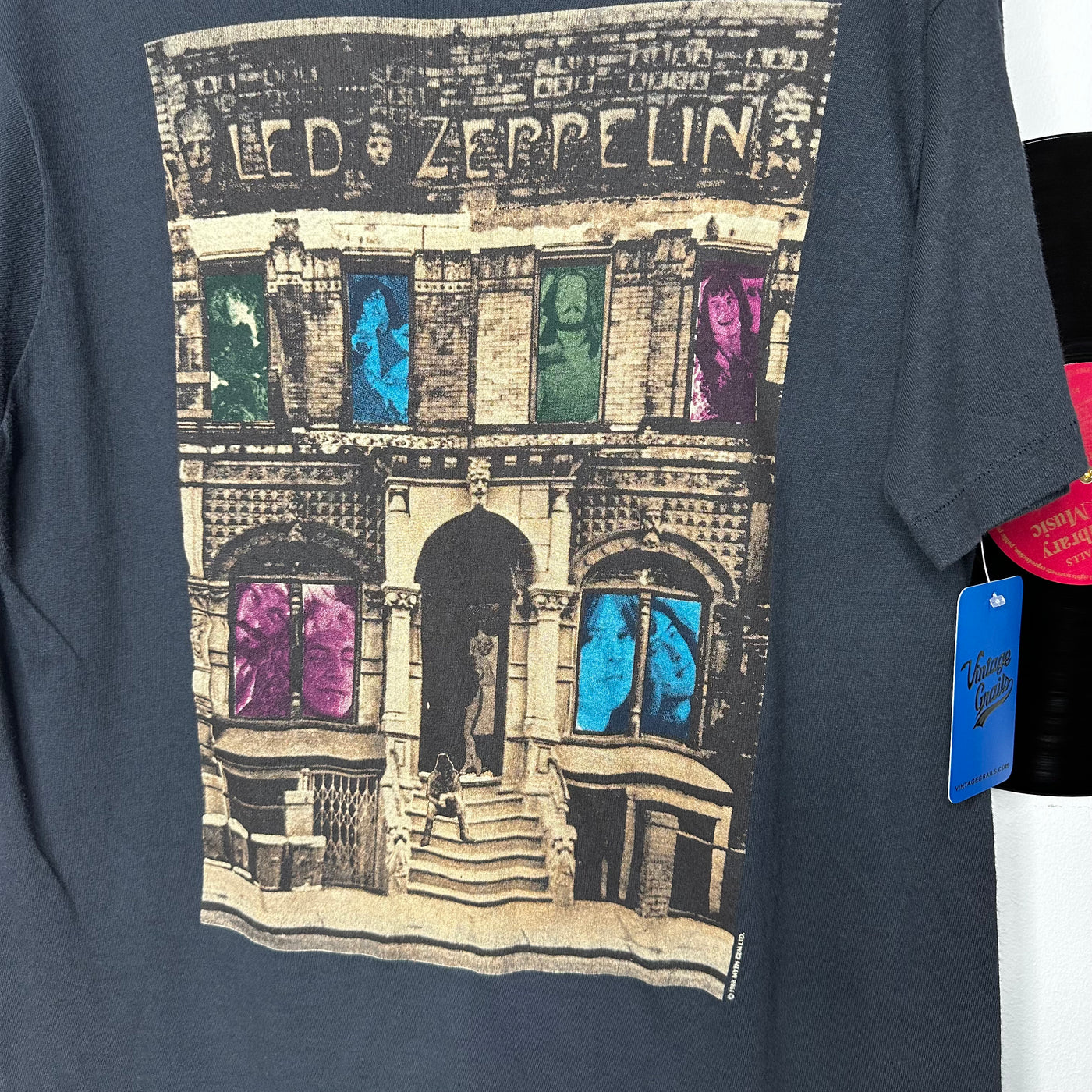 '88 Led Zeppelin Physical Graffiti Album Promo Music T-shirt sz L