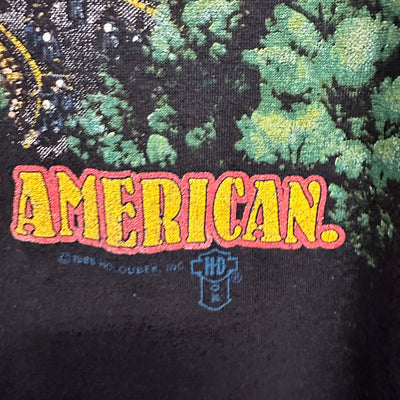 '88 The Last American Black Harley Davidson T-shirt sz L