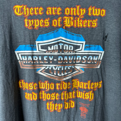 80s Harley Davidson 3D Emblem Fort Worth Tx T-shirt sz M