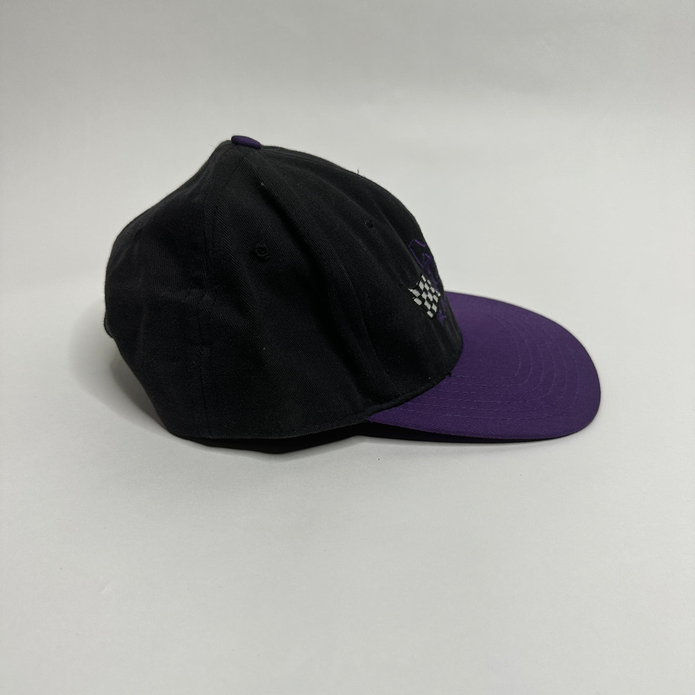 90's No Fear Racing Black & Purple Hat