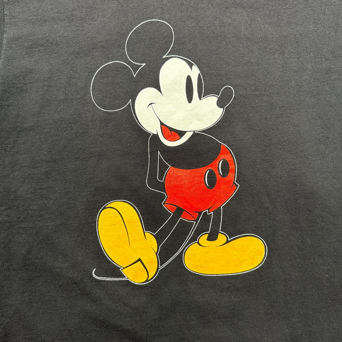 Classic Mickey Mouse Disney Black T-shirt sz XL